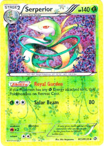 serperior pokemon card V #TG13 EXTENDED ART – Raycardza Holo Rare Retreat cost Pokemon 2026 M3 Munikis Zero