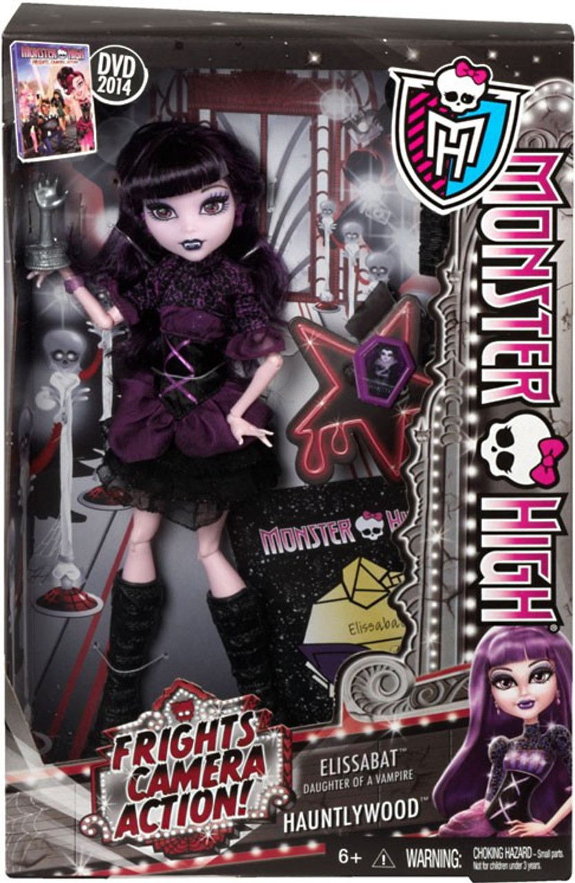 monster high frights camera action elissabat doll