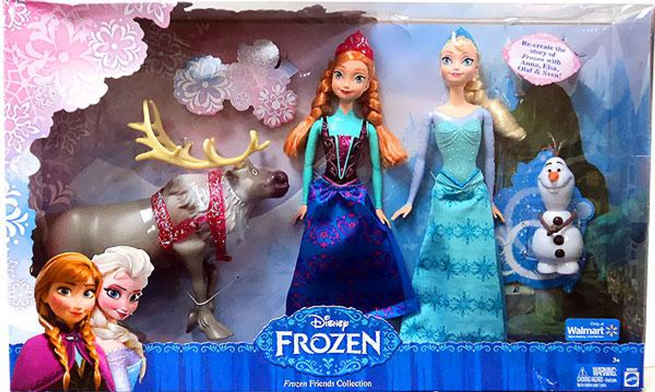mattel frozen dolls