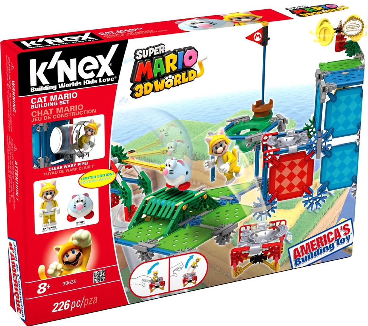 super mario 3d land knex