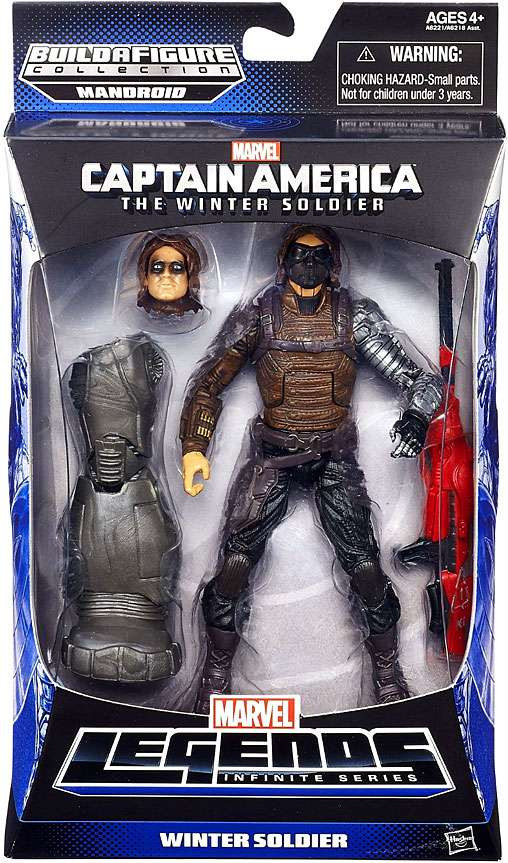 Marvel Captain America 2 The Winter Soldier Marvel Legends Mandroid Series 2 Winter Soldier 6 Action Figure Hasbro Toys Toywiz