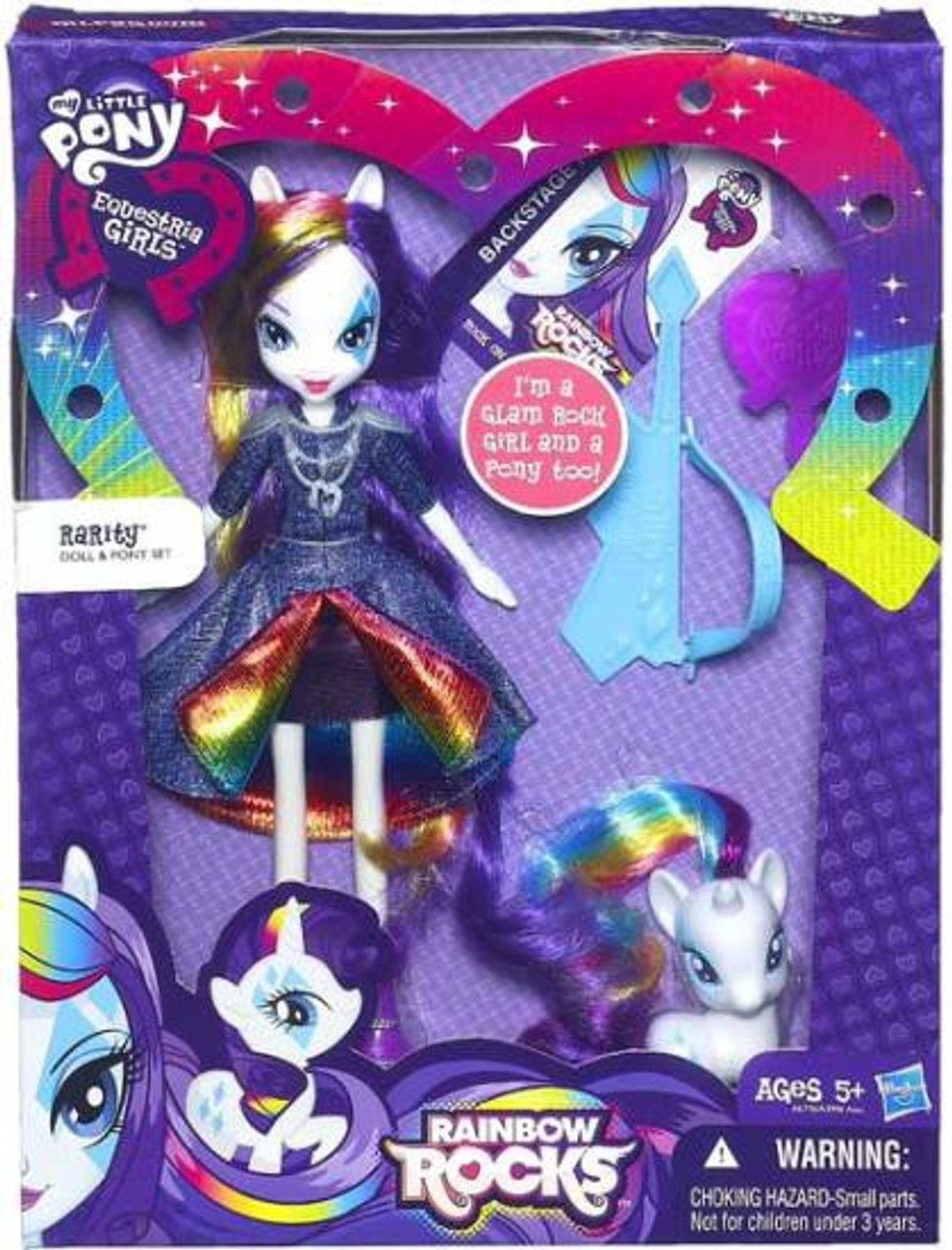 My Little Pony Equestria Girls Rainbow Rocks Rarity 9 Doll Pony