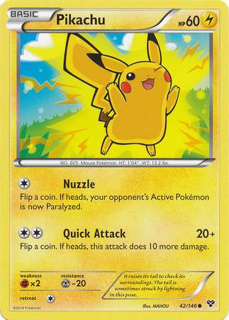 pikachu ピカチュウ pokemon trading card game pokemon-xy-single-card-common-