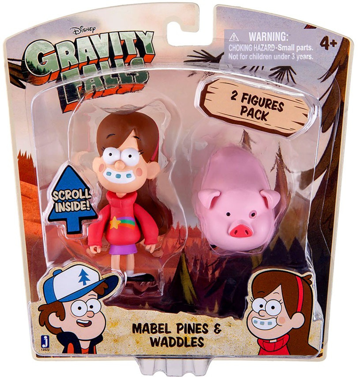 Disney Gravity Falls Mabel Pines Waddles 3 Action Figure 2 Pack Jazwares Toywiz - gravity falls store roblox