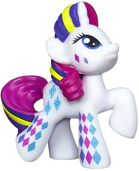 My Little Pony Friendship is Magic 2 Inch Rainbowfied Rarity 2 PVC ...