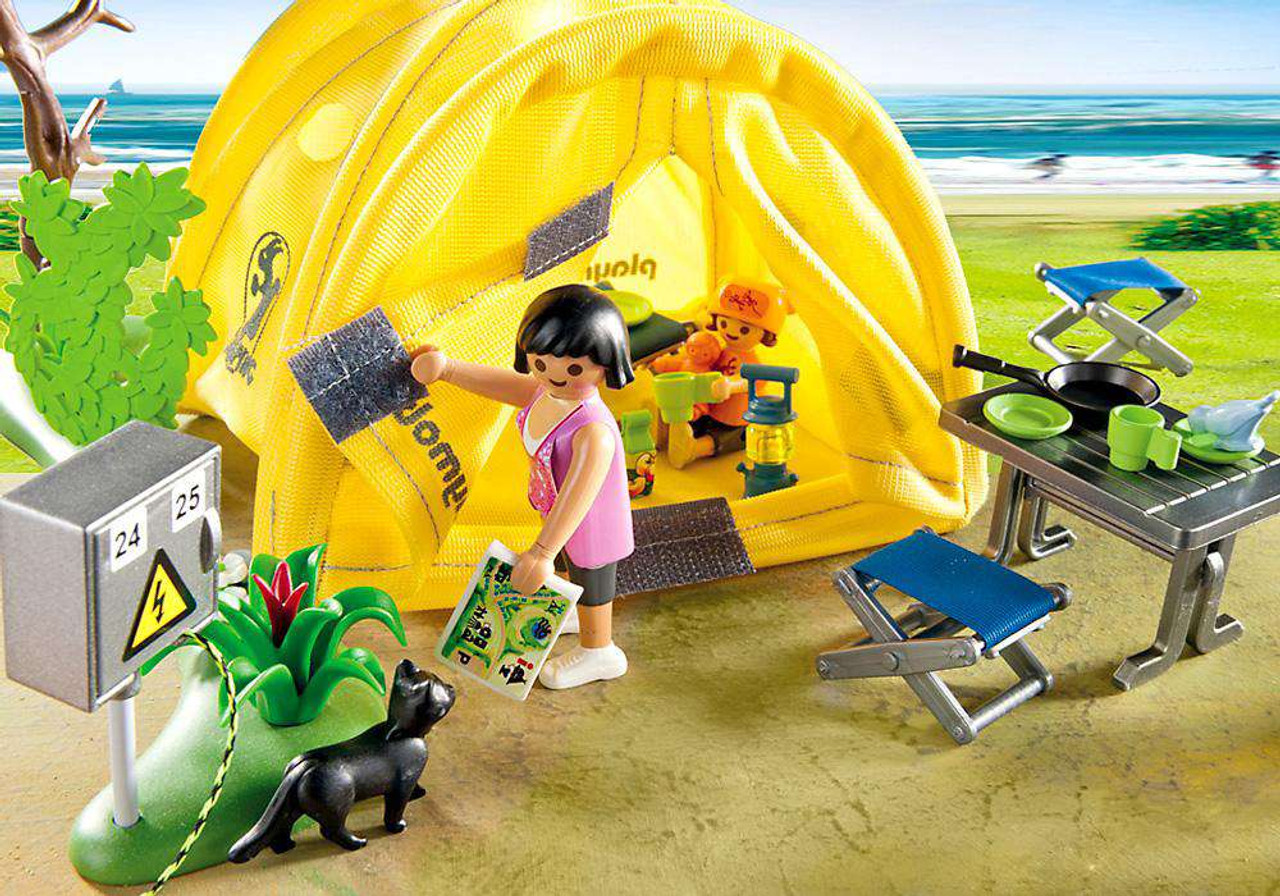 playmobil camping set 5435