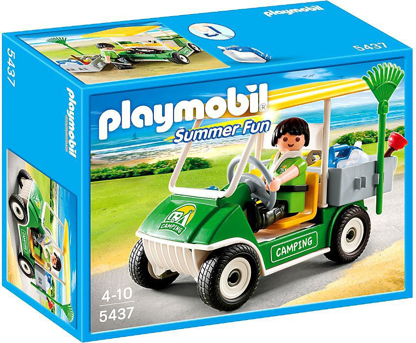 Playmobil 5437 Camping Service Cart with Ranger and Many Tool(並行輸入) Playmobil Summer Fun Camping Service Cart Set 5437 - ToyWiz