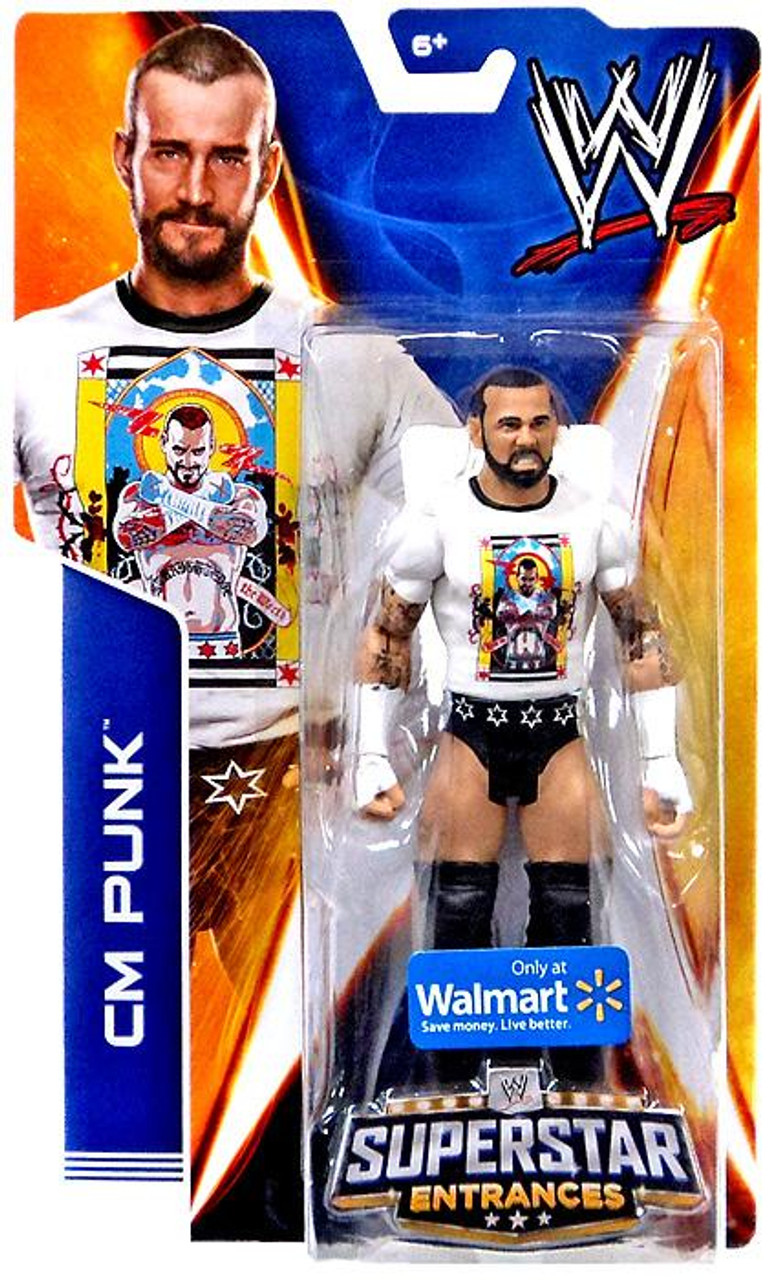 WWE Wrestling Superstar Entrances 2014 CM Punk Exclusive Action Figure Mattel Toys ToyWiz