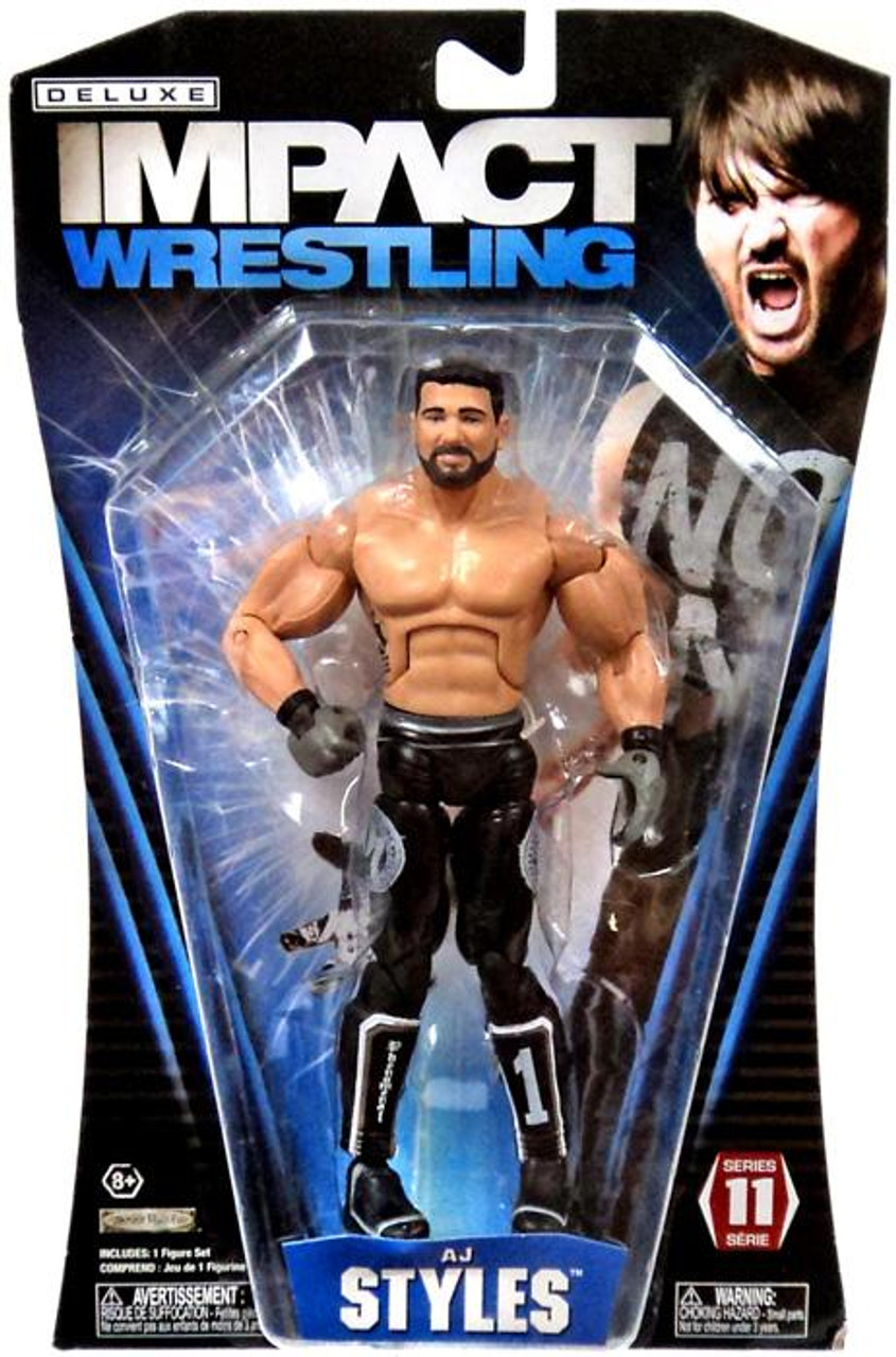 TNA Wrestling Deluxe Impact Series 11 AJ Styles Action Figure Jakks