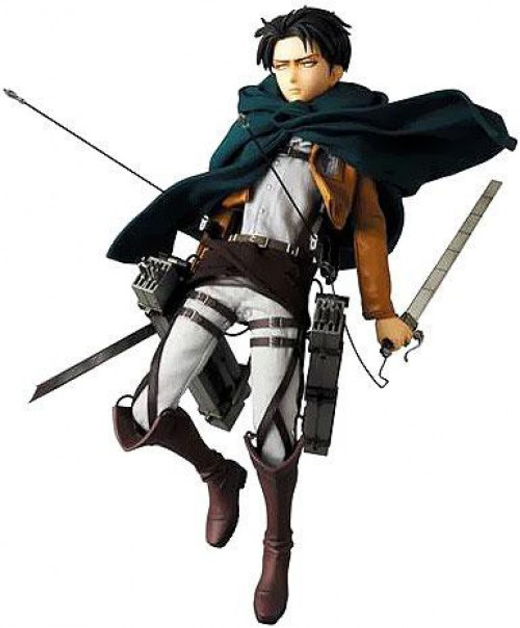 Attack On Titan Real Action Heroes Levi Collectible Figure Medicom Toys Toywiz - attack on titan 3d maneuver gear roblox