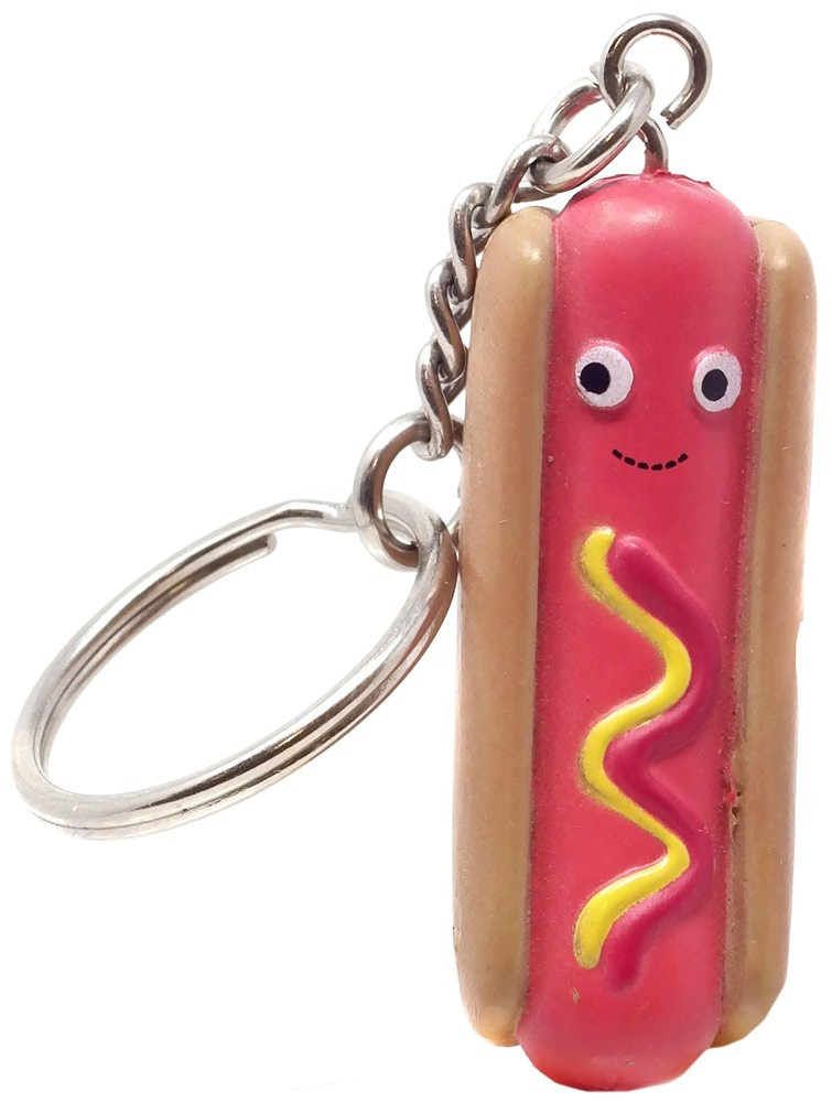 miniさま　　小さなパンキーちゃん　チーキー Yummy World Franky Keychain Hot Dog Kidrobot NECA - ToyWiz