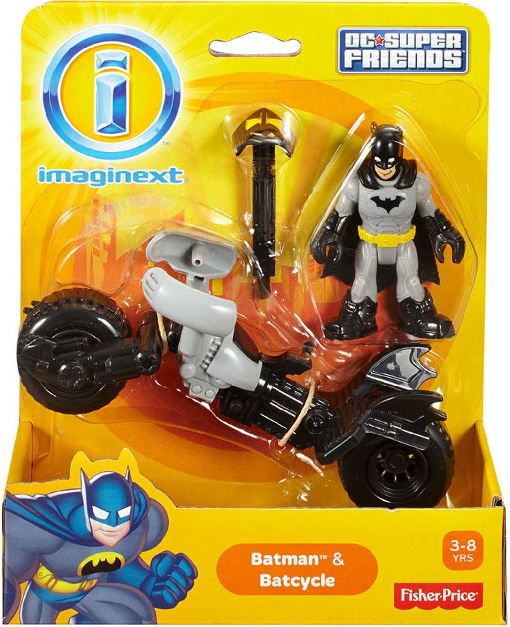 batman and batcycle