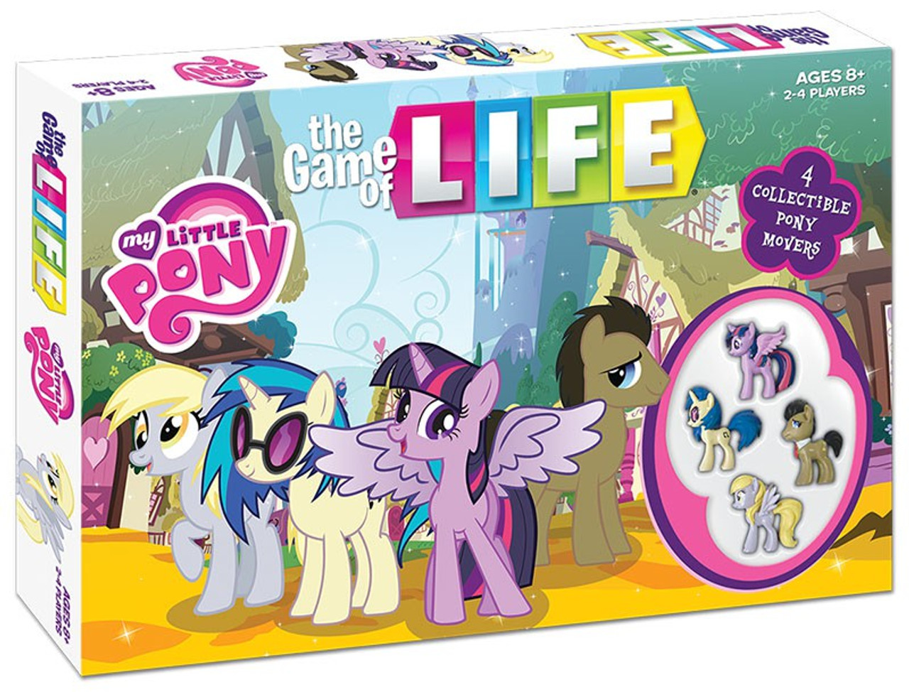 My Little Pony Games My Little Pony The Game Of Life Board Game Usaopoly Toywiz - my little pony roblox horror game