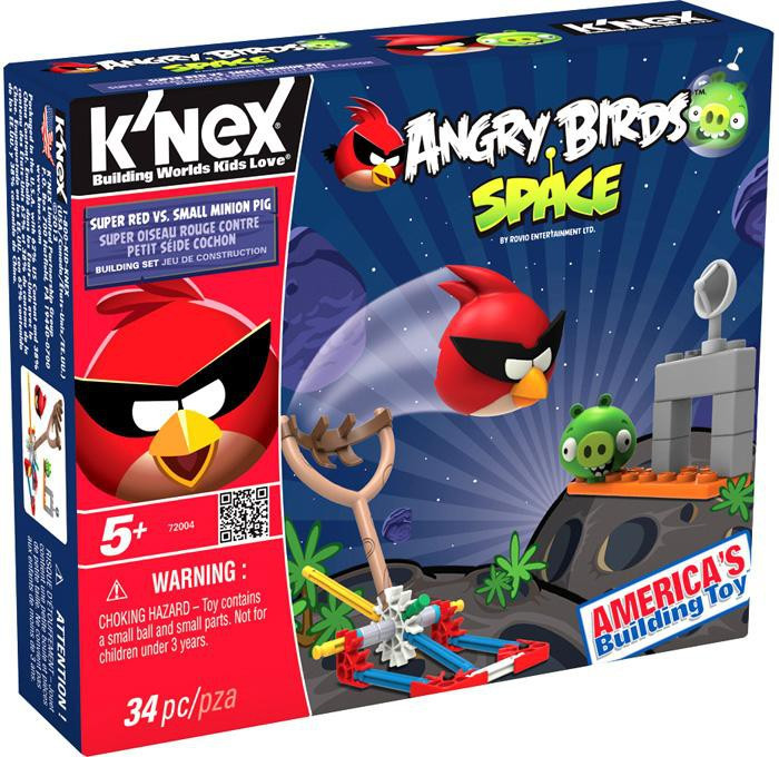 Knex Angry Birds Super Red Vs Small Minion Pig Set 72004