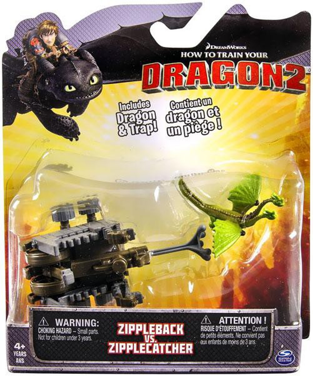 How To Train Your Dragon 2 Zippleback Vs Zipplecatcher Action Figure 2 Pack