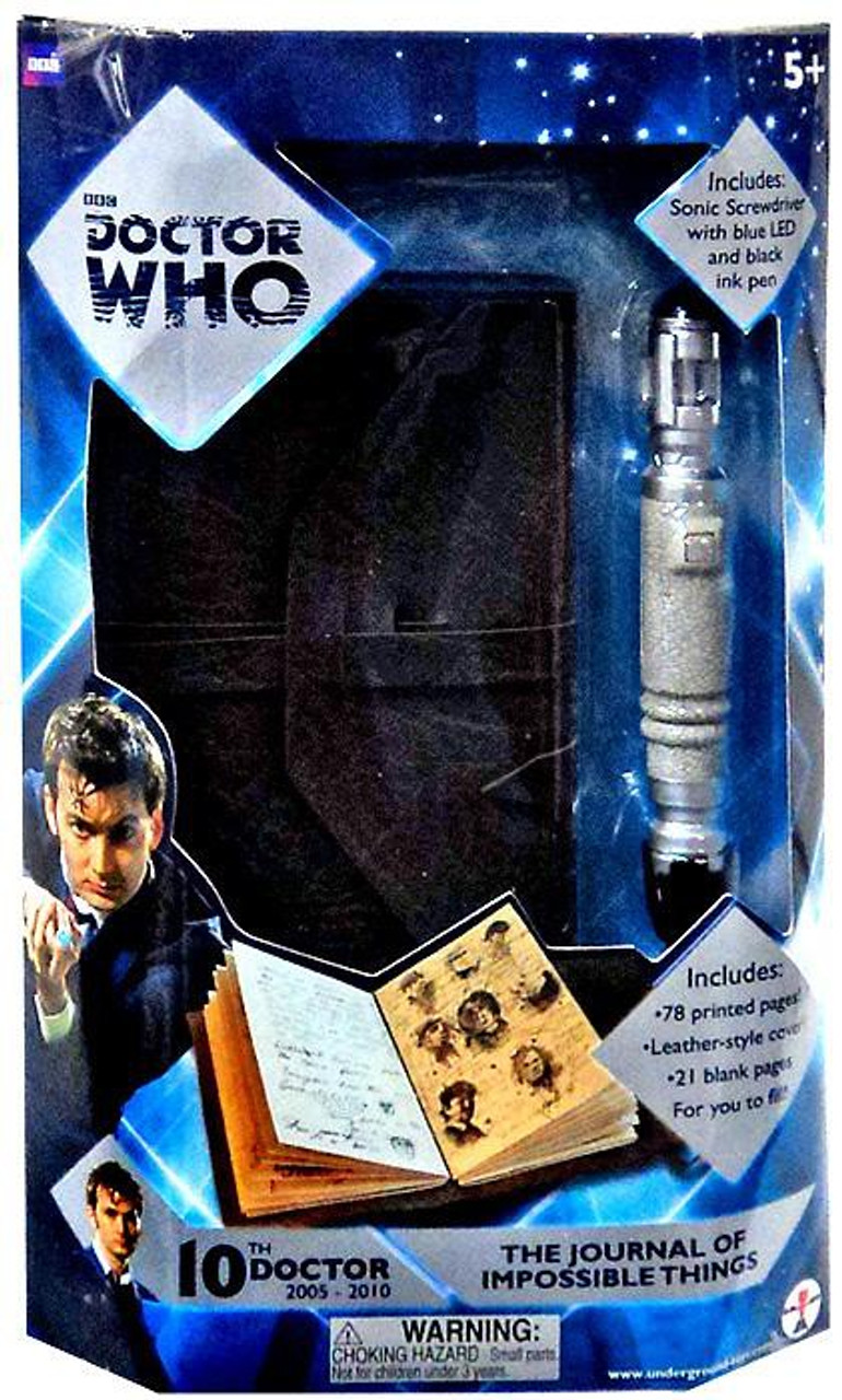Doctor Who 10th Doctor The Journal Of Impossible Things Roleplay Toy Character Option Ltd Toywiz - five nights at freddys 3 roleplay 2005 roblox
