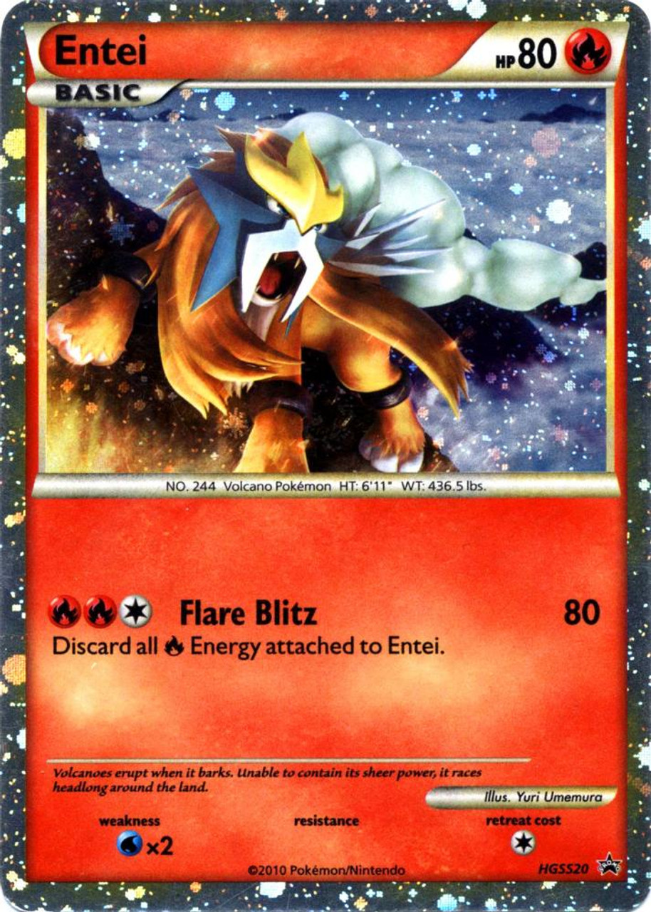 Pokemon Heartgold Soulsilver Promo Cards Single Card Rare Holo Entei Hgss Toywiz