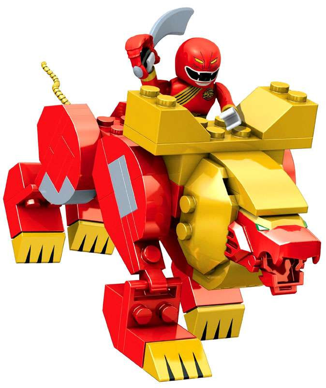 Power Rangers Megaforce Mega Bloks Set 5662 Red Lion Zord - ToyWiz