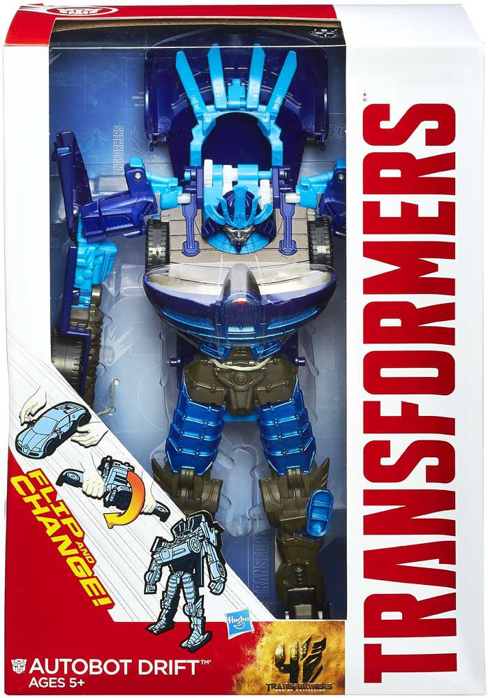 Transformers Age of Extinction Flip Change Autobot Drift Action
