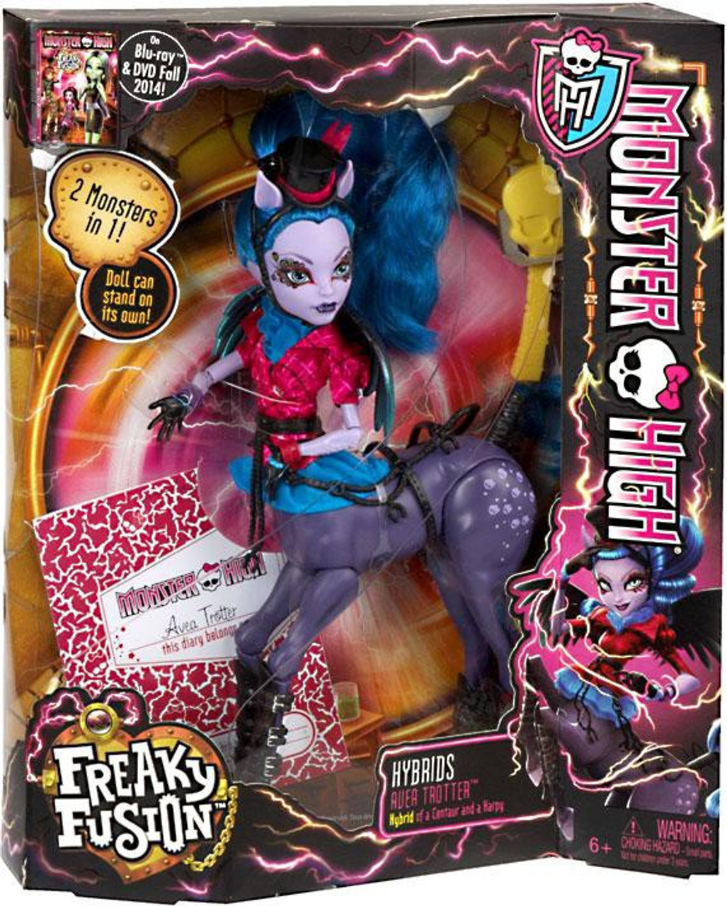 monster high freaky fusion avea trotter doll