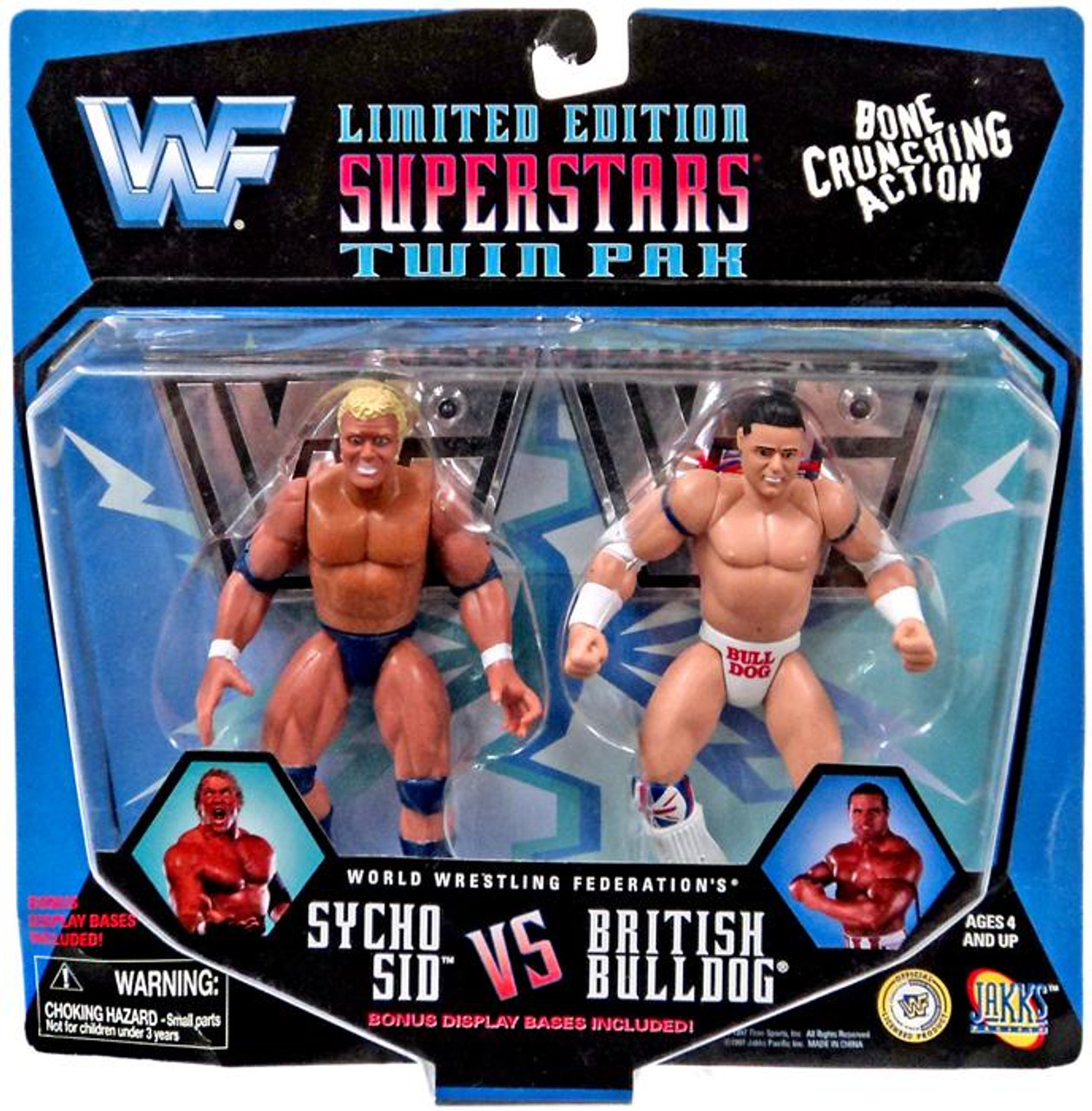 british bulldog wrestling figure