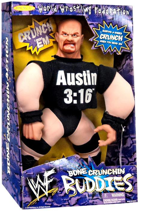 WWE Wrestling WWF Bone Crunchin Buddies Stone Cold Steve Austin 16
