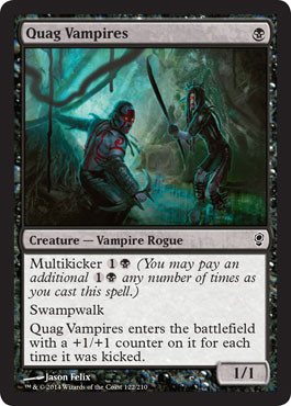 Magic The Gathering Conspiracy Single Card Common Quag Vampires 122 ...