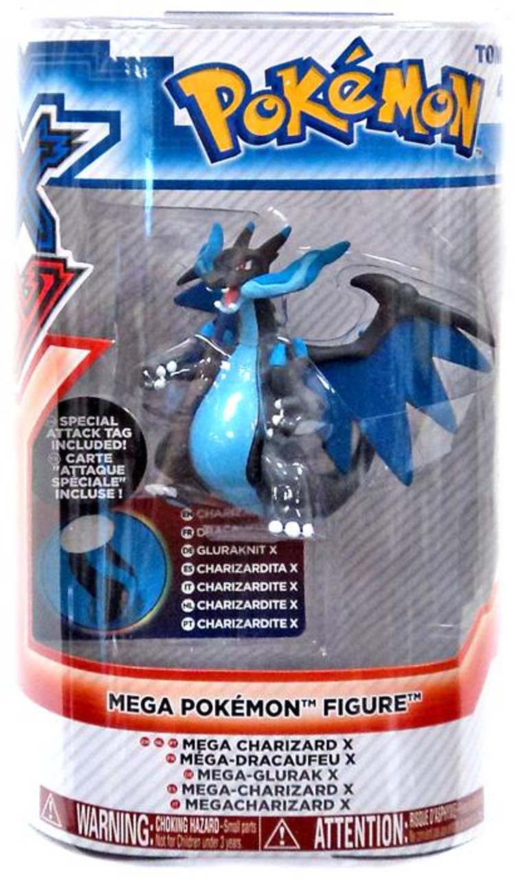 pokemon mega charizard x figure set