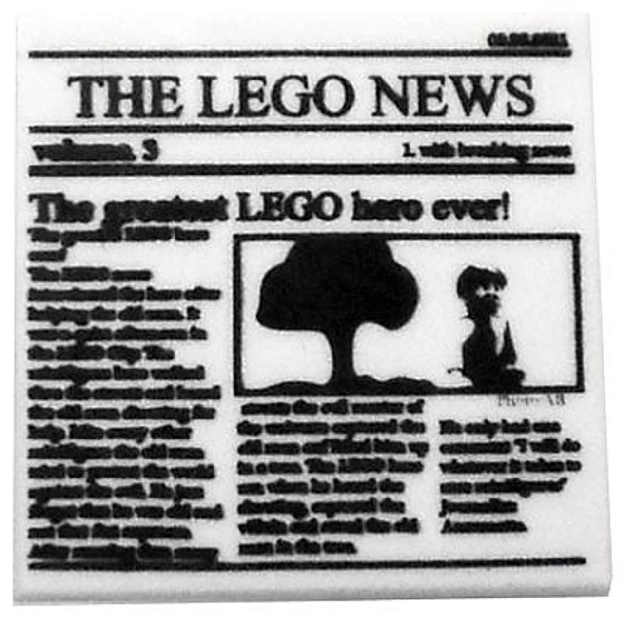 Lego City Minifigure Parts White 2 X 2 Lego Newspaper Loose Toywiz - newspaper 2 roblox