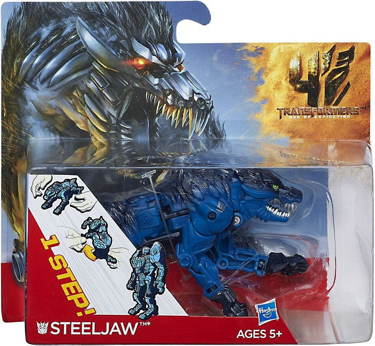 Transformers Age of Extinction 1 Step Changer Steeljaw Action Figure
