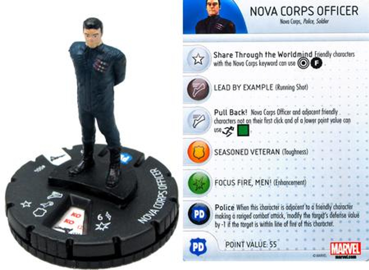 Marvel Guardians Of The Galaxy Heroclix Single Figure Nova Corps Officer 004 Toywiz - roblox assassin proton value