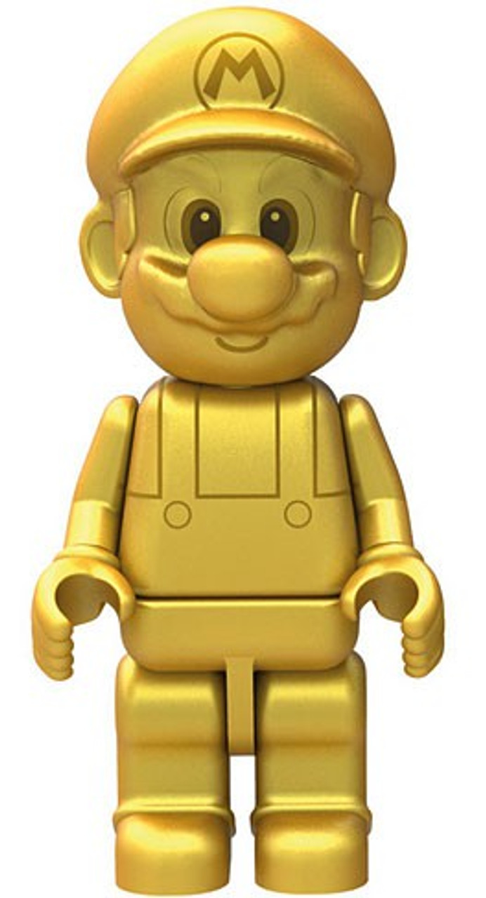 Knex Super Mario Gold Mario 2 Minifigure Loose Toywiz - golden mario t shirt roblox