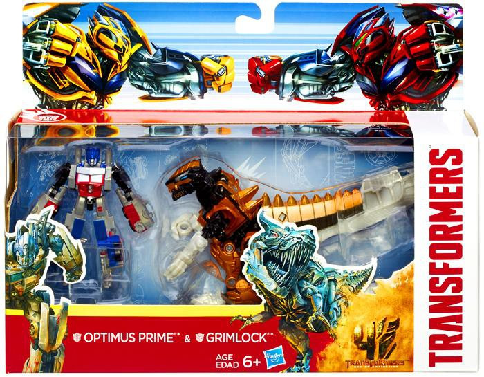 Transformers Age of Extinction Optimus Prime Grimlock Exclusive