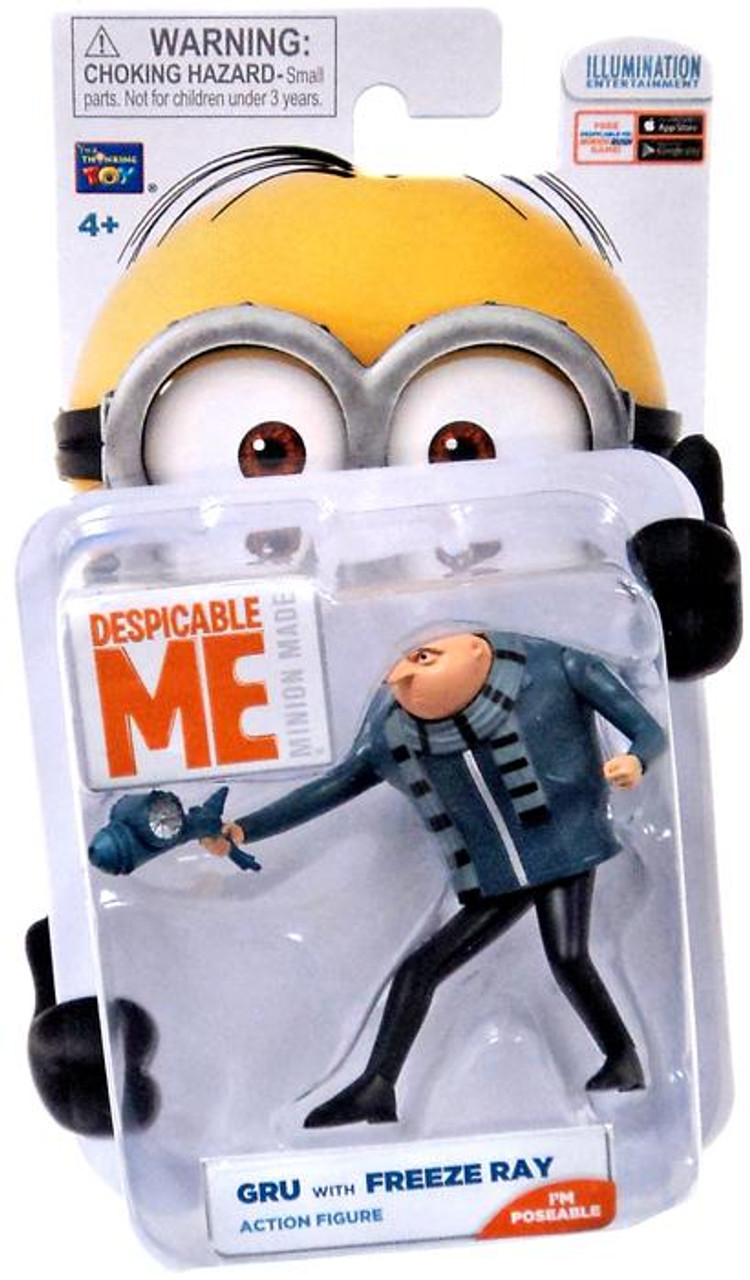 Despicable Me Minion Made Gru With Freeze Ray 2 Action Figure Think Way Toywiz