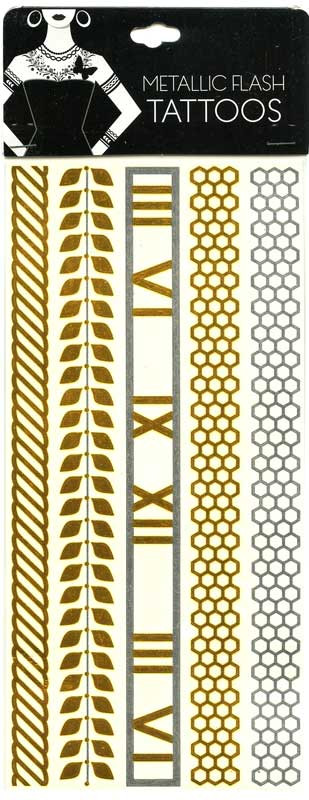 Metallic Flash Tattoos 14994 - ToyWiz
