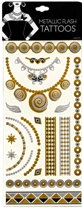 Metallic Flash Tattoos 14997 - ToyWiz