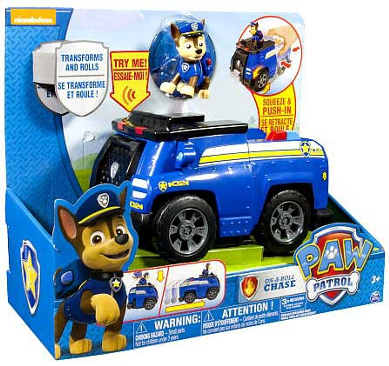 paw patrol on a roll chase