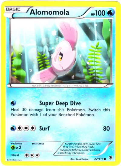 alomomola pokemon card 24/86 (Poke Ball Pattern) Black Pokemon TCG - SM2L -