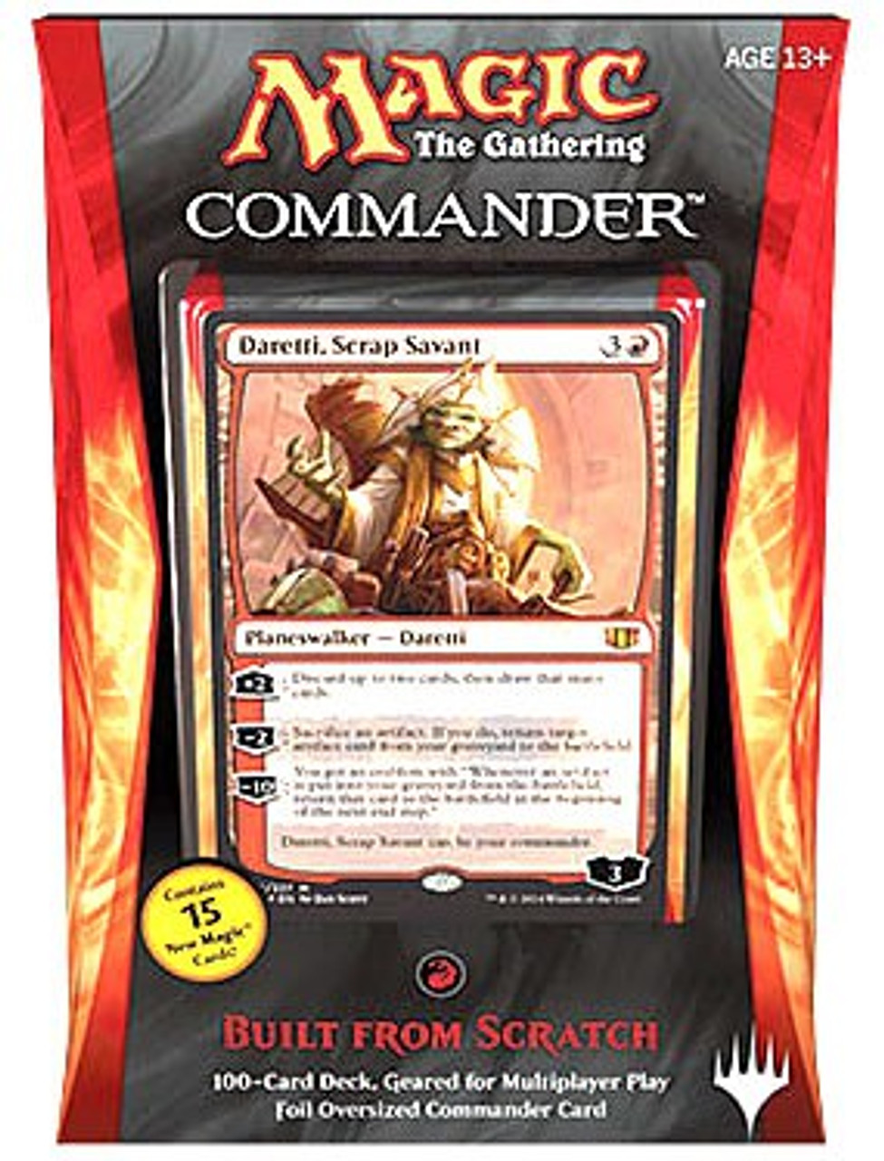 Magic The Gathering Trading Card Game 2014 Commander Built from Scratch Deck Wizards of the ...