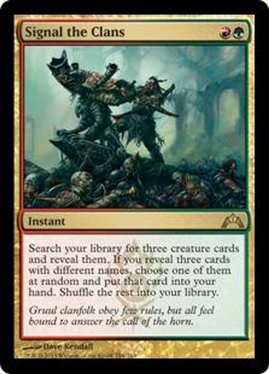 Magic The Gathering Gatecrash Single Card Rare Signal The Clans 194 Foil Toywiz