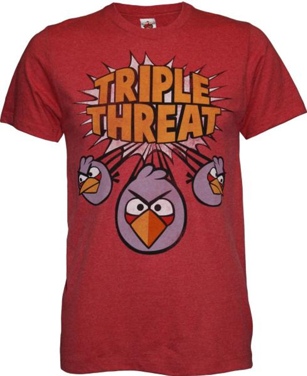 Angry Birds Triple Threat T Shirt Adult Xxl Toywiz - red bacon t shirt roblox