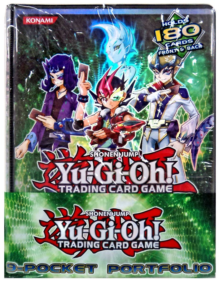 YuGiOh Trading Card Game Zexal Duelist Portfolio 9Pocket Binder Konami