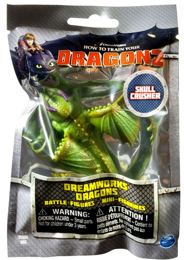 THE MONSTERS How to Train Your Dragon 2点 How to Train Your Dragon 2 Dreamworks Dragons Battle Figures Skull