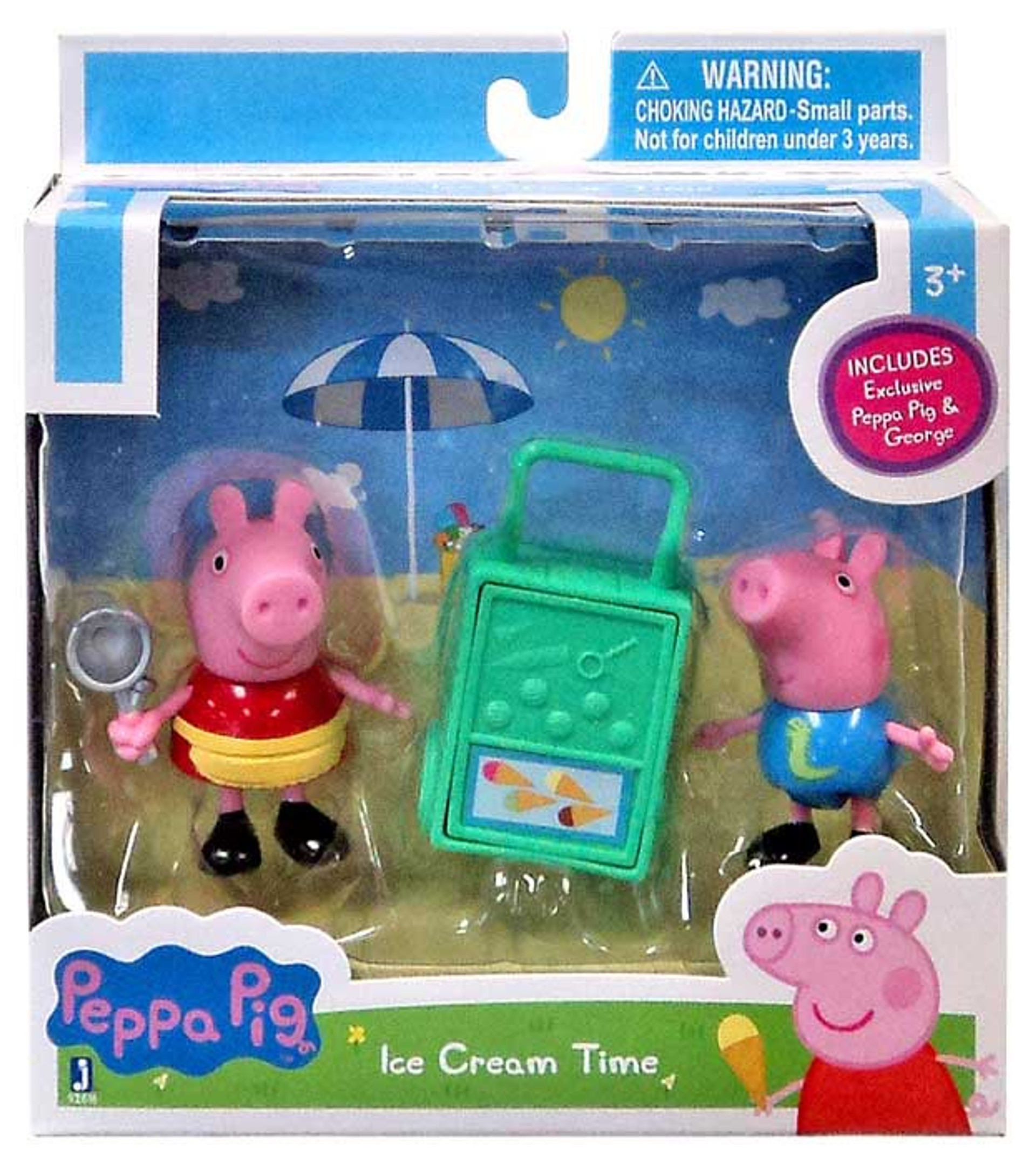 Peppa Pig Ice Cream Mini Figure 2Pack Jazwares ToyWiz