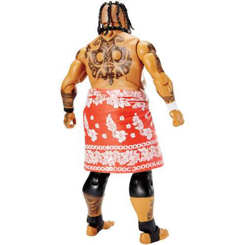 WWE Wrestling Elite Collection Series 40 Umaga 6 Action Figure Sarong