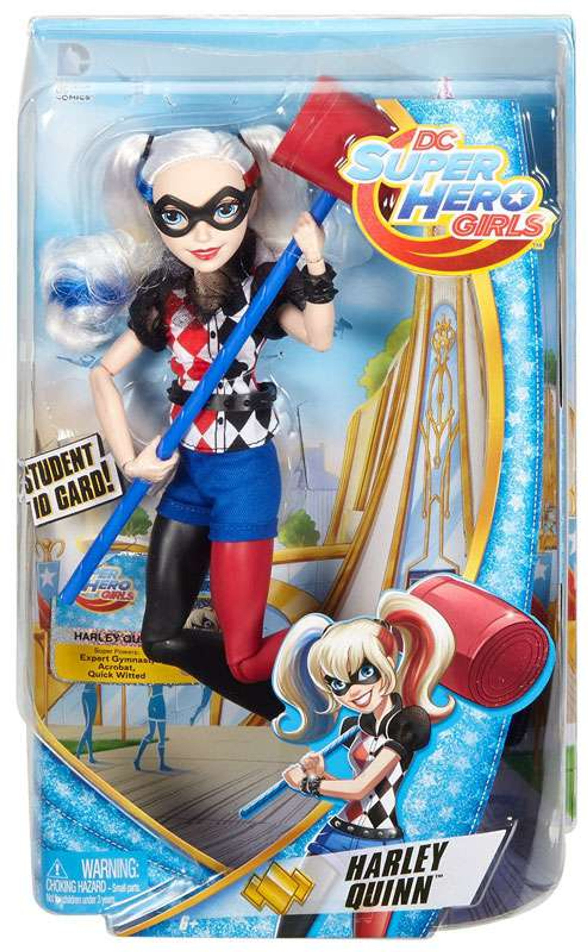 DC Super Hero Girls Harley Quinn 12 Deluxe Doll Mattel Toys - ToyWiz