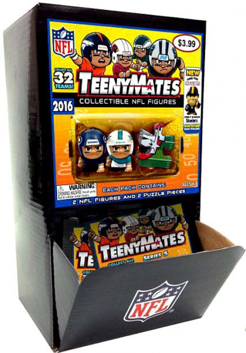 NFL TeenyMates Football Series 5 Linemen Mystery Box 32 Packs Party