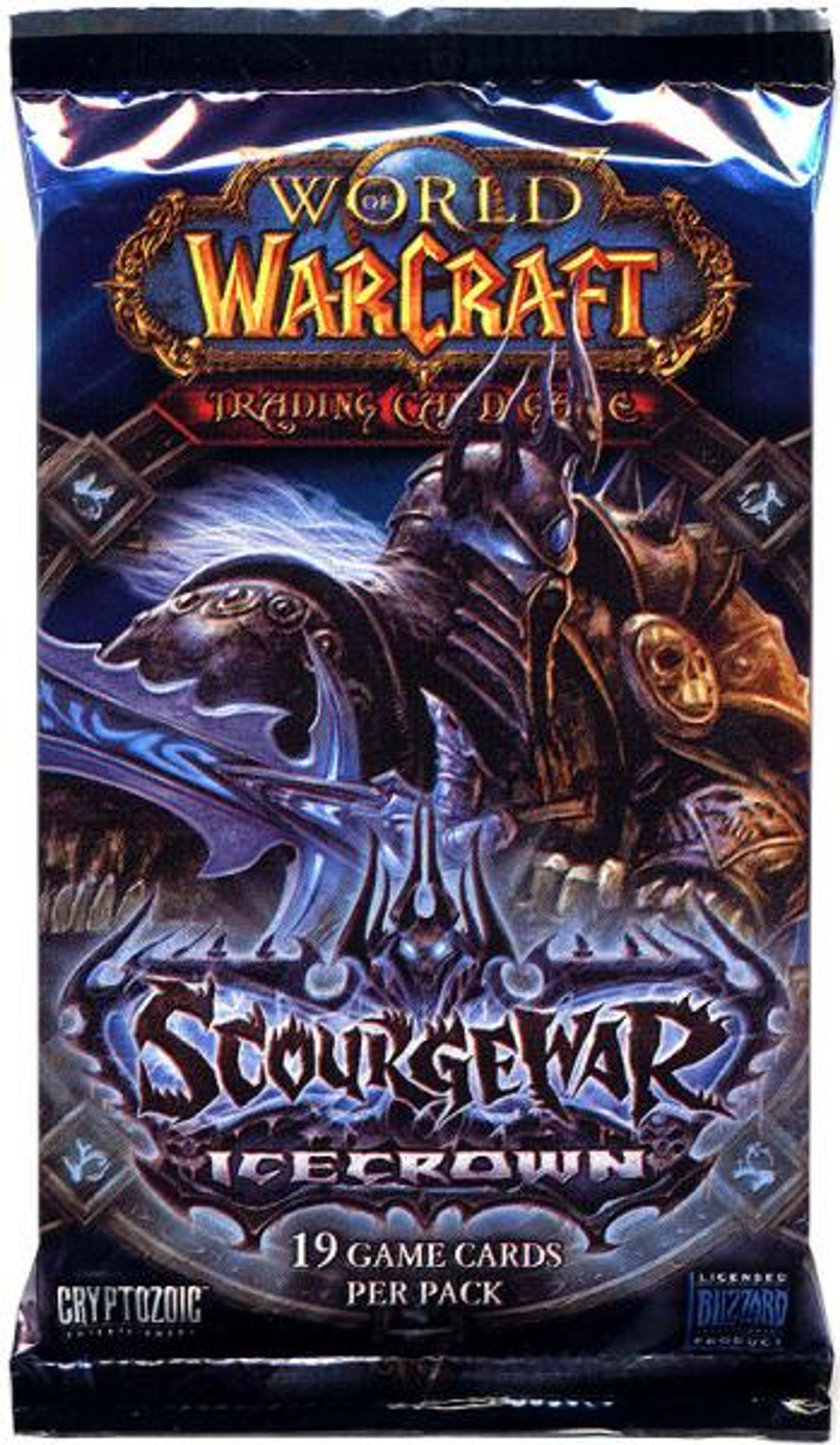 World of Warcraft Trading Card Game Scourgewar Icecrown Booster Pack 19