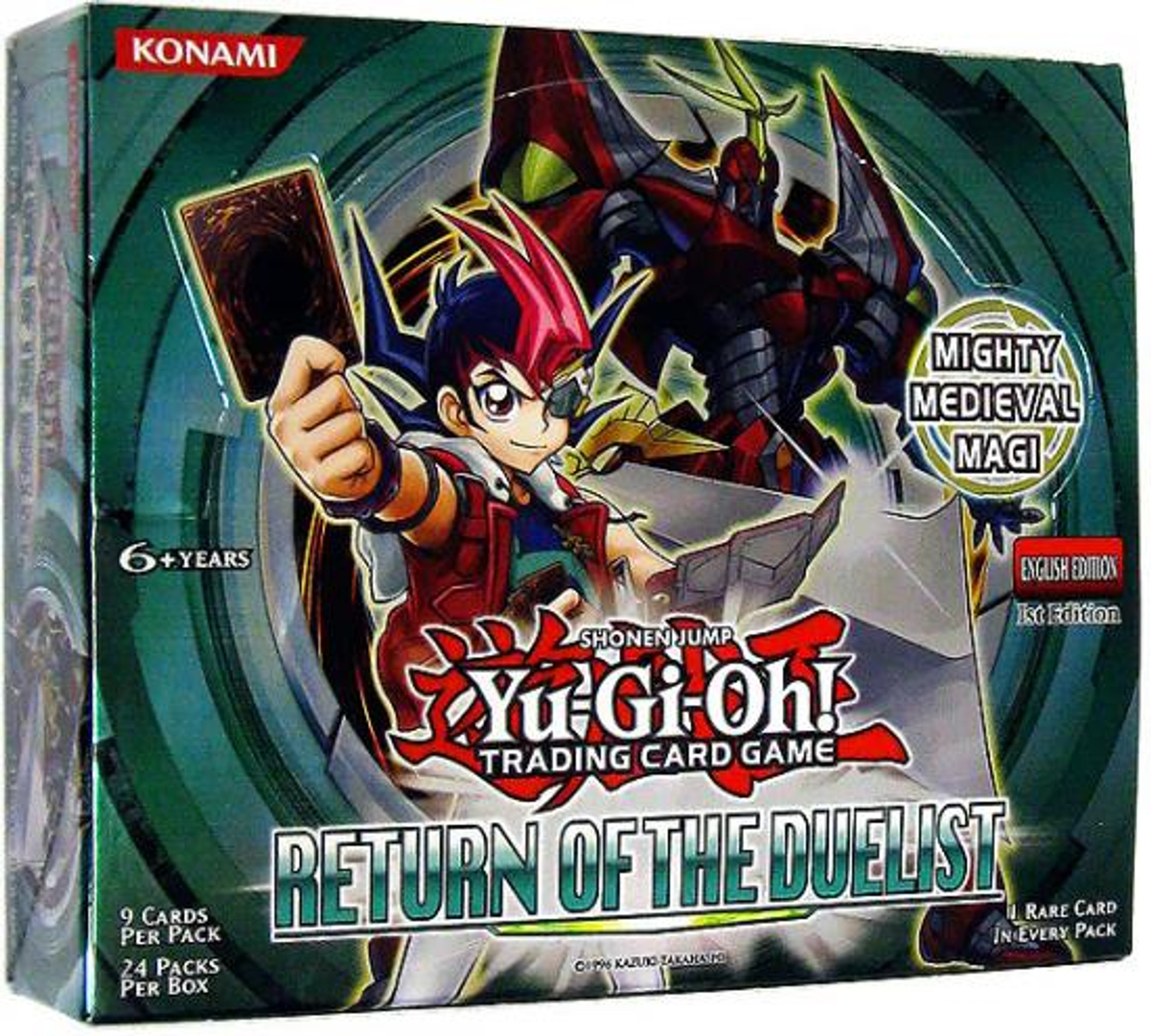 Yugioh Trading Card Game Return Of The Duelist Booster Box 24 Packs
