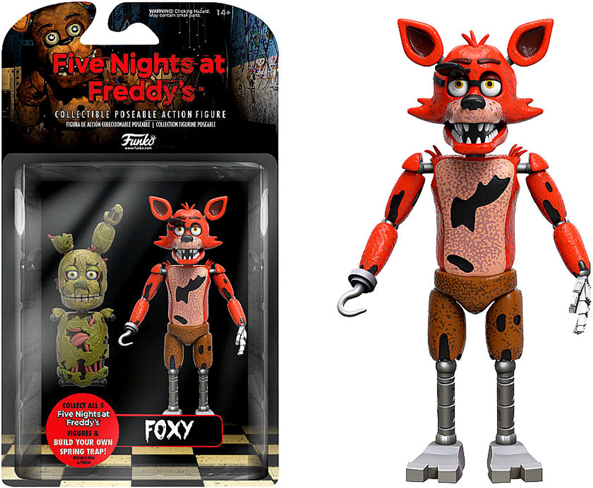 Funko Five Nights At Freddys Series 1 Foxy Action Figure Build Spring 8146